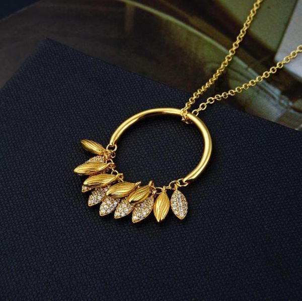 

wedding engagement jewelry necklace woman sterling silver ring wheat diamond pendant necklace jewelry gift