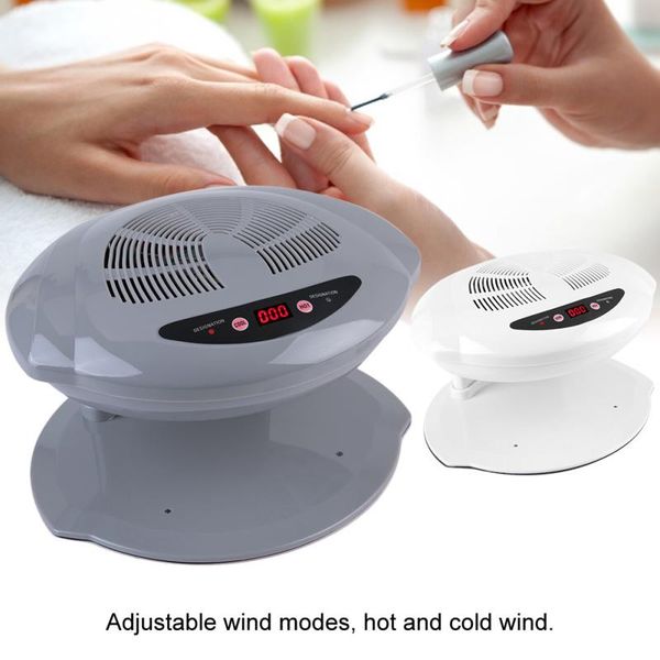 

nail dryer fan warm & cool wind uv gel polish varnish drying manicure blower for both hands and toes nail manicure tool