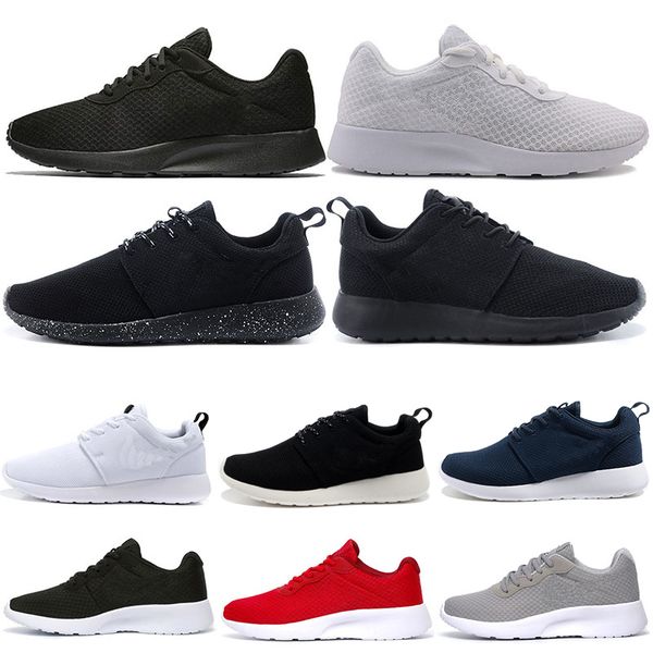 

горячая распродажа tanjun run кроссовки мужские женщины тройной белый черный олимпийский лондон открытый тренер спортивные кроссовки 36-45, White;red