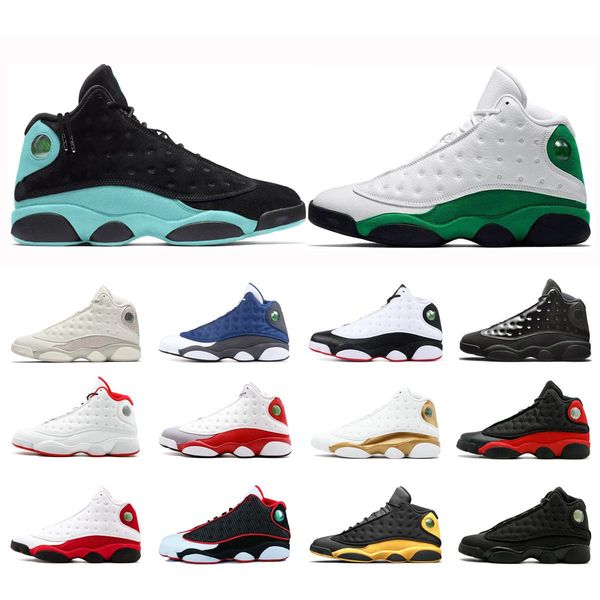 

with og box 13 flint mens basketball shoes 13s what is love black cat phantom atmosphere grey he got game sports sneakers 7-13