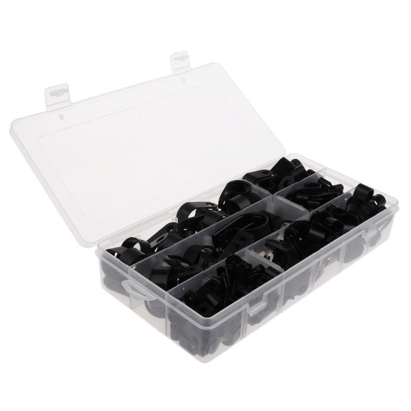 

200 шт нейлоновый винт провода зажимы r-типа кабельный зажим крепежные трубные зажимы