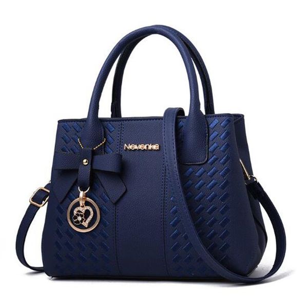 

2020 small fashion zipper knitting solid color bow ladies totes shopping working women messenger bags female handbags