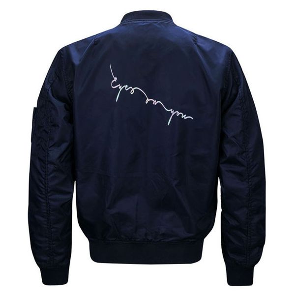 

симпатичные kpop группа got7 глаза на вас стеганые бомбардировщик куртка для женщин и мужчин каваи девушки получили 7 уличной куртки плюс ра, Black;brown