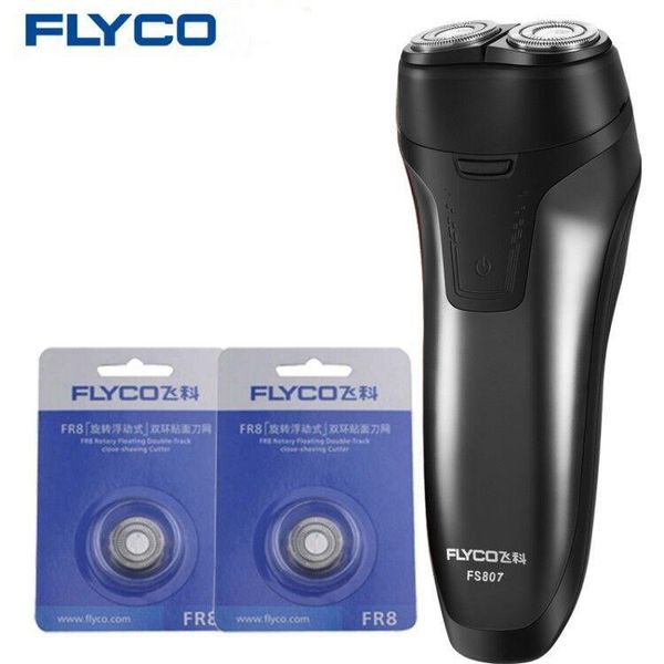 

flying branch shaver men's beard electric shaver fs807 + 2 piece original spare head ing