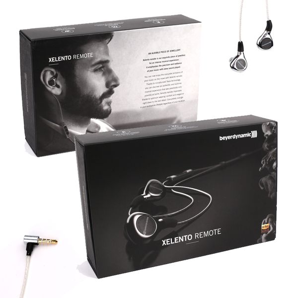 

xelento remote high-end in ear earphones tesla driver in-ear monitors by beyerdynamic earphone dhl