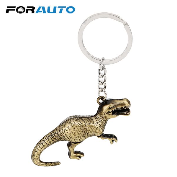 

forauto auto keychain car key chain dinosaur keyring vintage metal key ring car-styling bag purse pendant gift