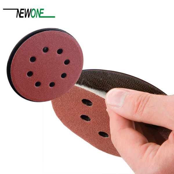 

50pcs 125mm orbital sander sandpaper discs 800 1000 1500 2000 3000 grit sanding new