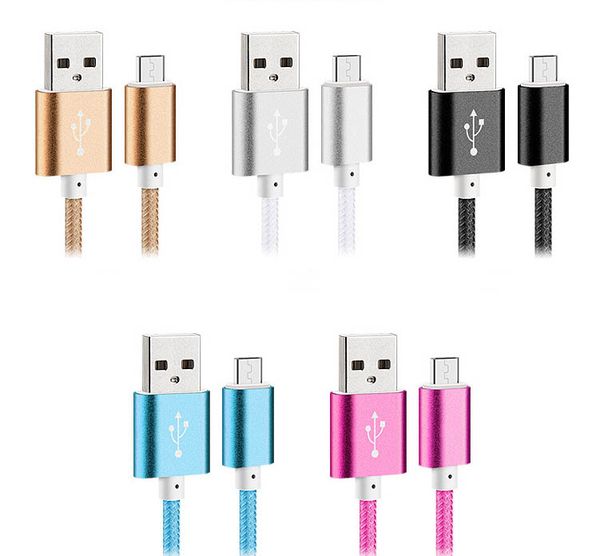 

150CM Data Lines V8 Android Micro USB Charging Cable High Quality Charger Cables Compatible with Multiple Devices Mixed Color