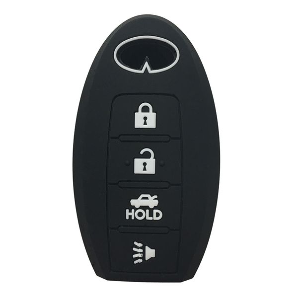 

qx70 cover car key case protection for infiniti qx70 q70 g37 sedan m35hl qx80 fx37 qx56 key case silicone 4 button cover fob