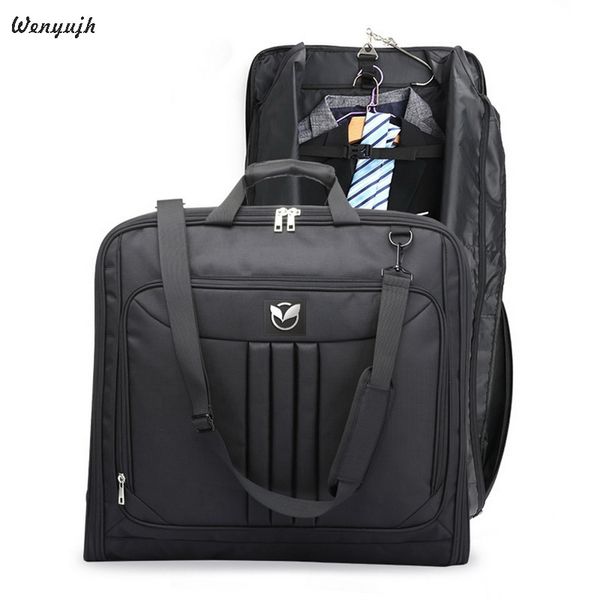 

multifunctional men business travel bag waterproof luggage bags laphandbag dust-proof suit costume bag with shoes pouch