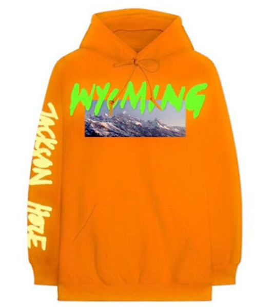 

mens high street hip hop pullover hoodies ky wyoming mountains pattern letter printing sweatshirts male casual long sleeve, Black