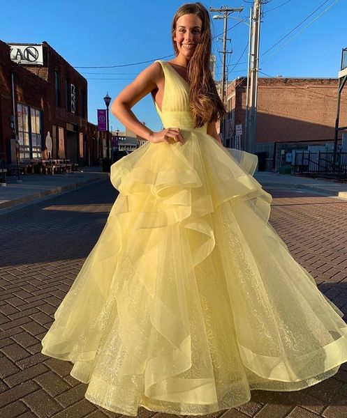 

sexy женщин a-line длинные sparkly желтый пром платья с карманы robe de soiree длина пола v-образным вырезом вечерние платья платье de феста, Black