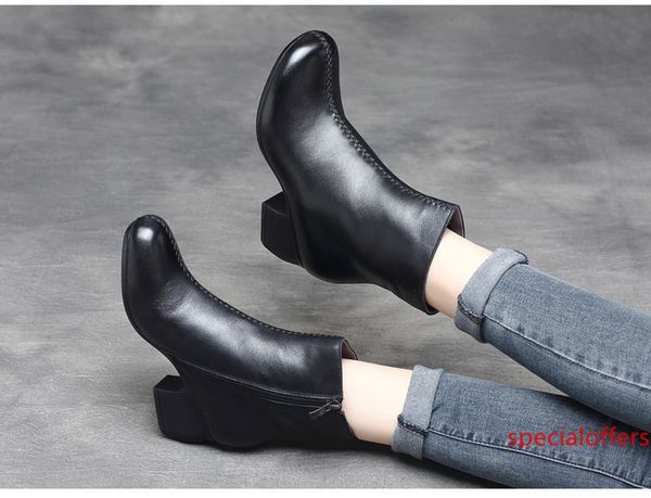 

x109 man spring casual boot breathable light men lace-up new women s leather boot wild personality shoe fashion big size 39-46, Black