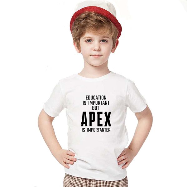 

kids designer clothes boys t shirts 18 designs cotton 3d printed apex legends kids t-shirts tees game cosplay kids clothes dhl ss38, Blue
