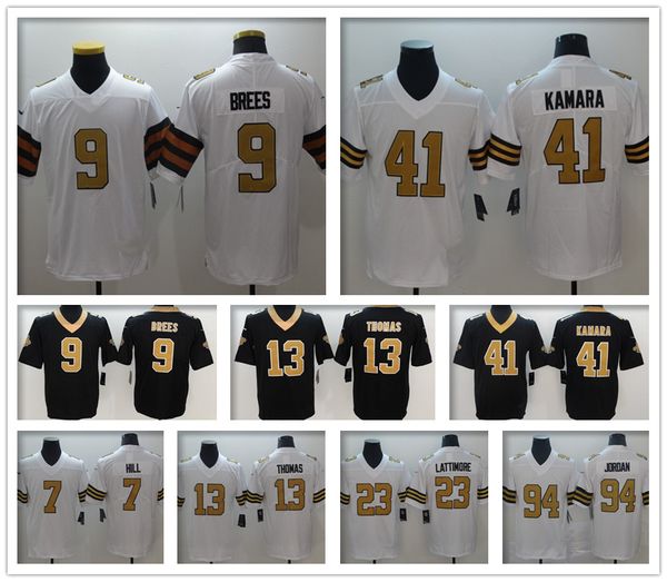 

Men new orlean jer ey aint 41 alvin kamara 9 drew bree 13 michael thoma 7 tay om hill thoma women youth football jer ey, Black;blue