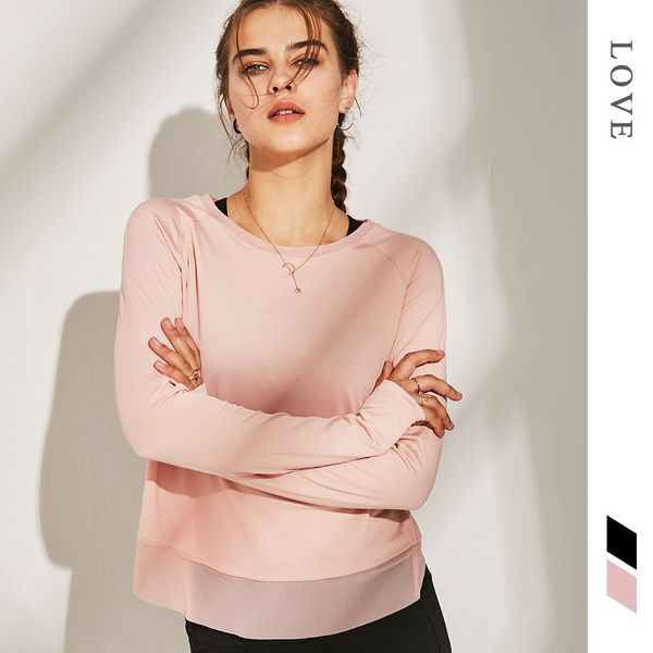 

женщины йога рубашки центр спортивной сыпучие running рубашка с длинным рукавом mesh тренировки фитнес рубашки quick dry женщины тонкий спор