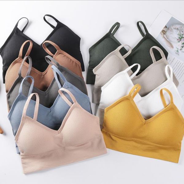 

bras bra underwear bas for women bralette seamless padded lingerie cotton wireless fitness brassiere brabeautiful back, Red;black