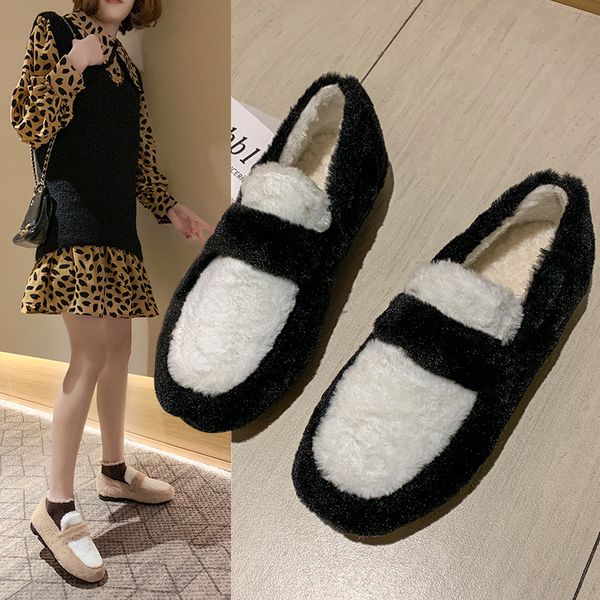 

shoes woman 2019 designer women round toe shallow mouth all-match autumn casual female sneakers women's moccasins, Black