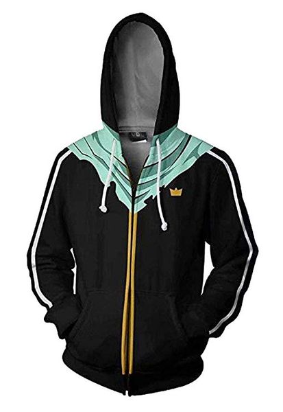 

мужская толстовка с капюшоном yato cosplay 3d с принтом, Black