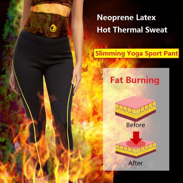 

ningmi похудение пант неопрен сауна body shaper тонкая талии тренер женщина спорт legging shapewear управление трусы согревающая брюки, Black;white