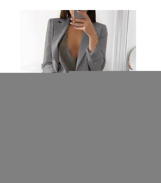 

женщины элегантный офис леди тонкий повседневная бизнес блейзер костюм верхняя одежда пальто и пиджаки новый, White;black