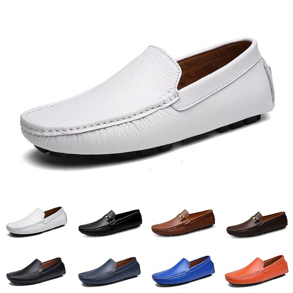 

men casual shoes espadrilles triple black white brown wine red mens leather sneakers outdoor jogging walking color #15