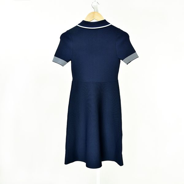 

striped knitted sleeves print round 2019 fashion collar france dress one piece dresses women spring lady short m15 qhvhp, Black