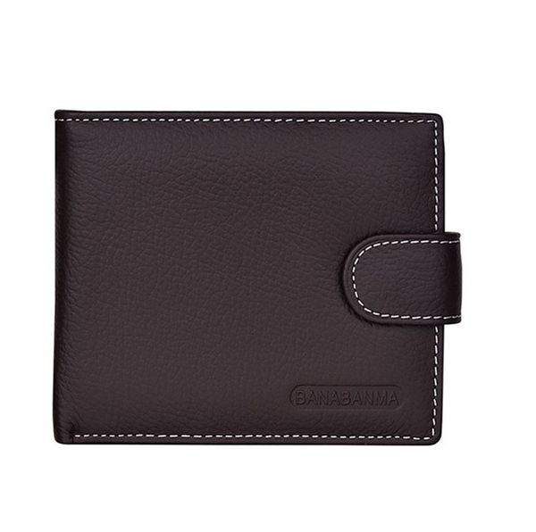 

роскошная mens wallet кожа pu короткие бумажники мужчины засов урожай мужской кошелек монет чехол многофункциональные карты wallet мода 2, Red;black