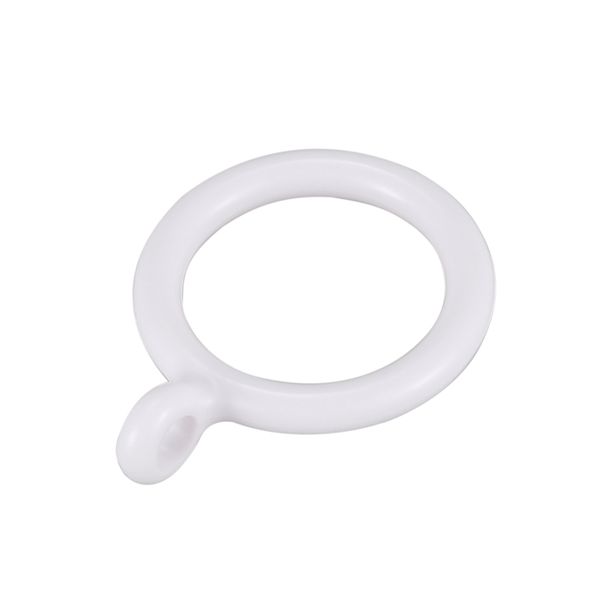 

20x white 25mm inner plastic curtain rings other home decor