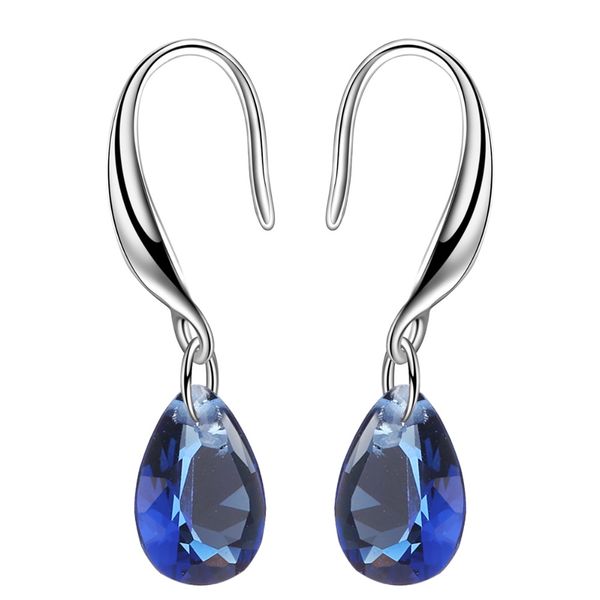 

cweel drop earrings for women fashion jewelry wedding party zircon copper bohemian round fringe buttons earring gift, Silver