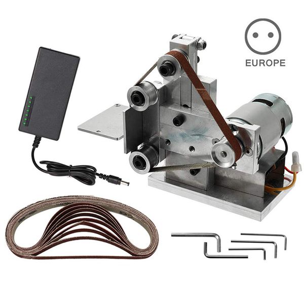 

grinder electric belt sander mini diy polishing grinding sharpener machine l5 #4