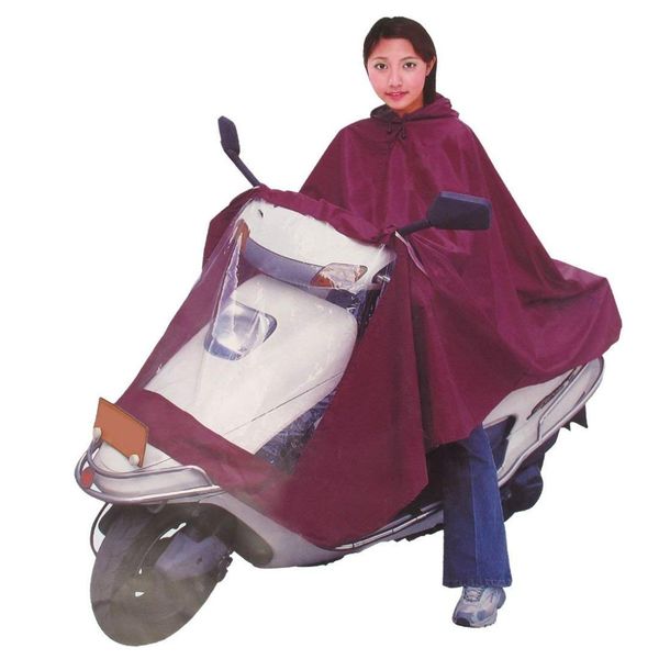 

motorcycle rain cover waterproof raincoat red