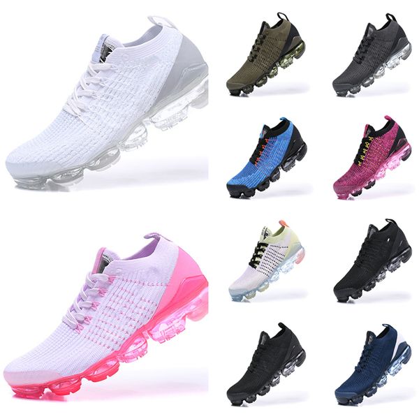 

2019 flynit 2 0 white triple men women boy and girl plu black white ca ual running port hoe neaker eur36 45