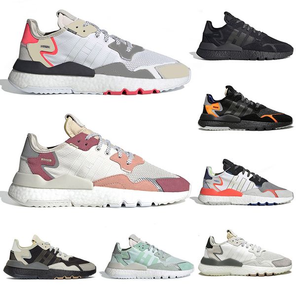 

2019 Nite Jogger Boost 3M Reflective unisex running shoes high quality brand breathable sports shoes luxury designer sneakers size EUR36-45