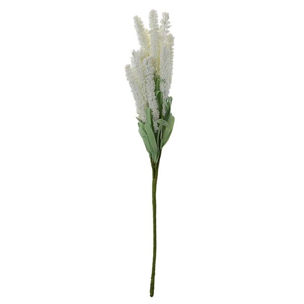 

12 глав искусственные цветы лаванды листья bouquet главная свадебный сад diy декор цвет: белый
