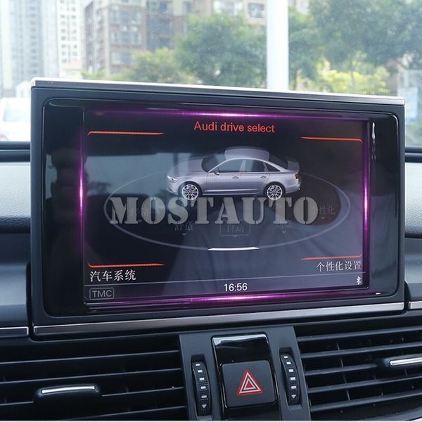 

for a6 a7 s6 s7 tempered glass gps navigation screen protector 2012-2018 1pcs