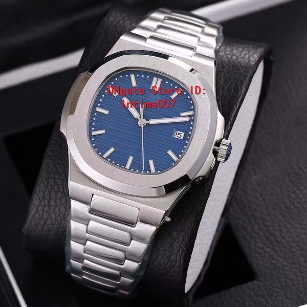 

factory make quality rose gold wristwatches brown dial 40mm nautilus 5711/1r 2813 mechanical transparent automatic mens watch watches, Slivery;brown