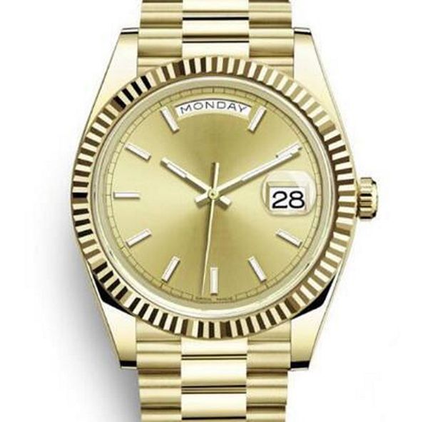 

25 цветов оптовые часы мужчины день дата автоматическая механическая 40 мм 18 карат