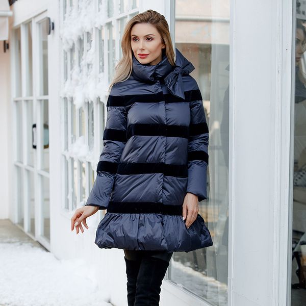 

in stock winter women down coat new collection female warm down coat, Black