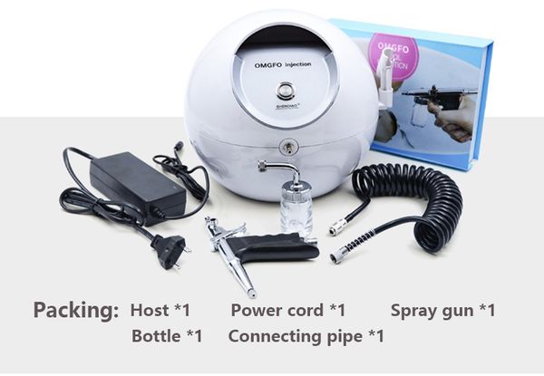 

new korea model o2 oxygen jet peel water oxygen skin rejuvenation acne removal skin care machine omega, Black;white