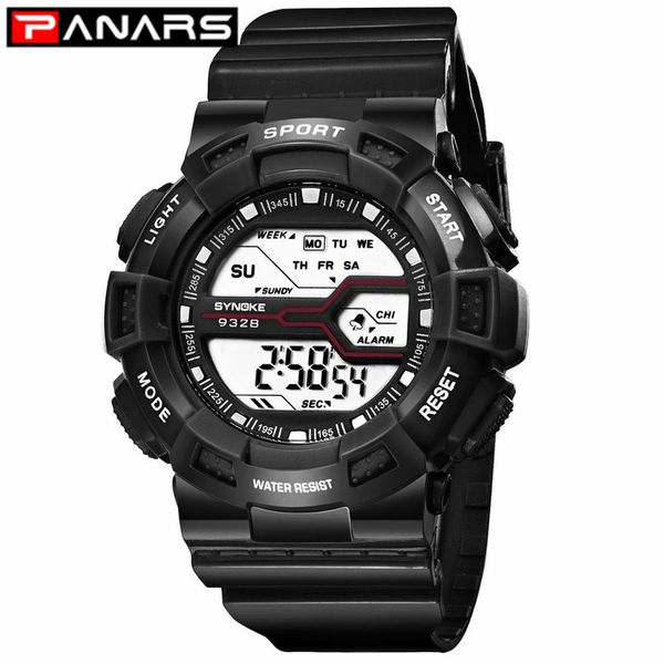 

panars new arrival colorful fashion digital watch boys girls waterproof wristwatches sports silicone children's watch for kids, Blue