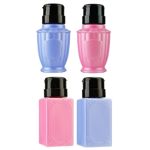 

180ml empty container liquid alcohol press nail polish remover bottle