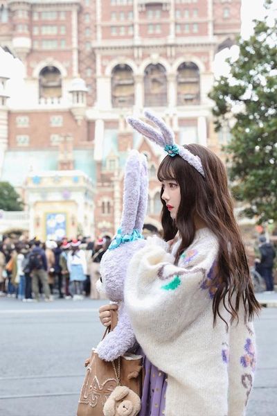 

princess sweet lolita sweater original handmade vintage sweater sweet girl butterfly bat sleeve mohair women mc042, White