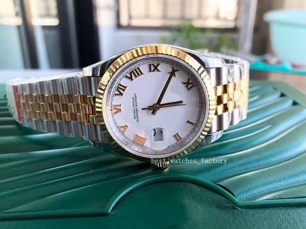 

9 colors selection classic series 36mm automatic mechanical journal type 126233 126334 178274 men's watch christmas 2020, Slivery;brown