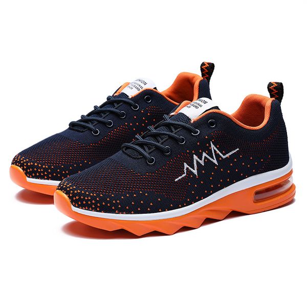 

mens fashion breathable casual shoes mesh multicolor black red orange white grey green mens trainers sneaker shoes