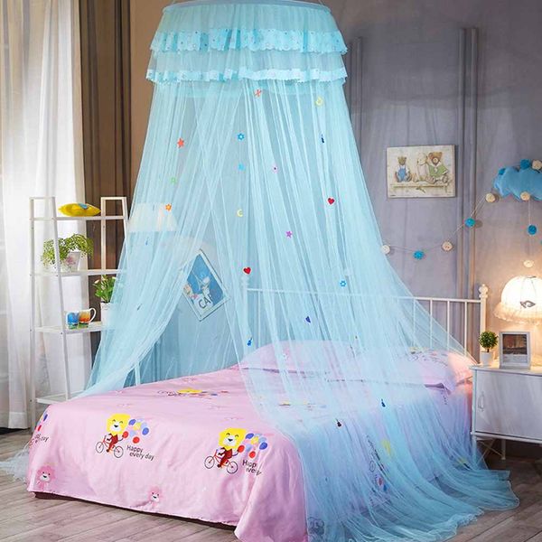 

canopy hung dome lace mosquito net princess round mosquito nets curtain for bedding htq99