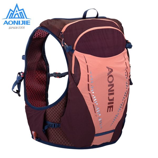 

aonijie outdoor sports backpack 10l ultralight hydration pack running vest waterproof bags water flasks for camping hiking