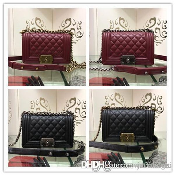 

2019 boy flap a 67085 women lambskinxlambskin shoulder bag size:20*12*7cm