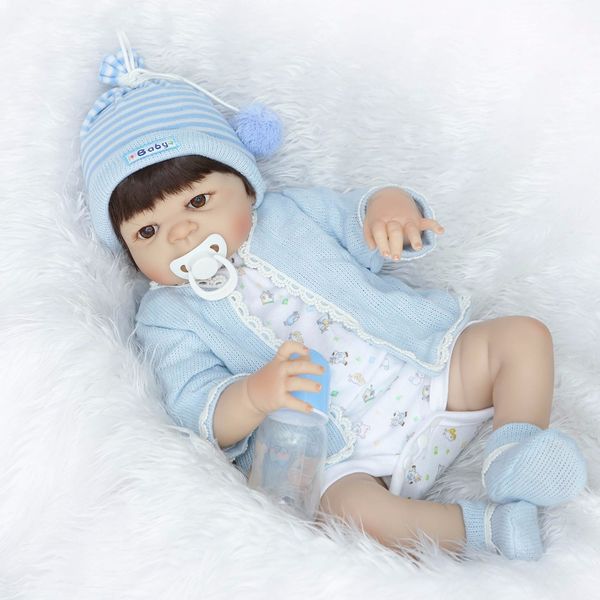 

мягкие силиконовые куклы reborn детские реалистичные куклы reborn 22 дюймов полный винил boneca bebe reborn куклы младенцев для девочек горя