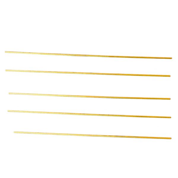 

5pcs brass tubes brass rods round copper bar metal stick, model airplane parts for diy 300mm length